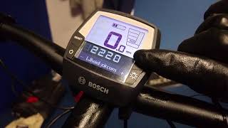 Adjust shimano xt di2 in Bosch electric bike 2017  intuvia display [upl. by Airemahs234]