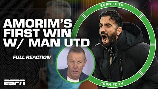 Ruben Amorims FIRST WIN as Man United manager 🙌 FULL REACTION to win vs BodoGlimt  ESPN FC [upl. by Ennazus]