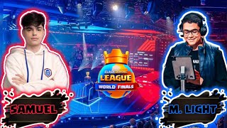 SAMUEL BASSOTO VS MOHAMED LIGHT  FINAL MUNDIAL DA CLASH ROYALE LEAGUE [upl. by Leuas583]