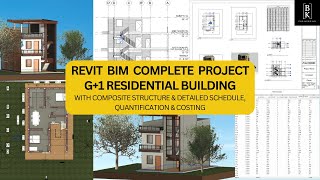 Complete BIM Project Tutorial using Revit Template Creation to Rendering  Civil engineering [upl. by Flory76]