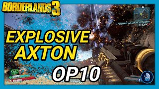 Borderlands 2 Explosive Axton Build  OP10 Mobbing  Save File [upl. by Yespmed]