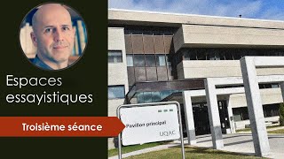 Espaces essayistiques 3 Linvention de lessai les précurseurs suite et fin [upl. by Nrehtak]