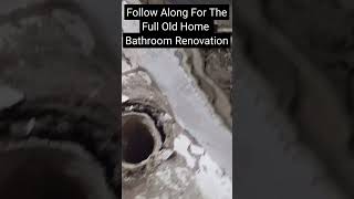 Toilet Flange Problems Renovation Problems shorts plumbing [upl. by Stefano]