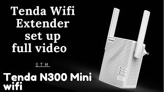 How to use Tenda N300 Mini wifi Range extender amp set up installing full video [upl. by Sivlek]