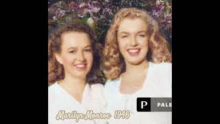 Marilyn Monroe with her halfsister Bernice Baker Miracle in 1946 [upl. by Eilyab]