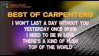 NONSTOP Best of Carpenters  Karaoke Version  Videoke Version [upl. by Matthus]