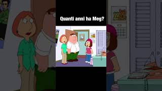 Nessuno ricorda l’età di Meg 😂 shorts griffin petergriffin cartonianimati memeita divertente [upl. by Laen]