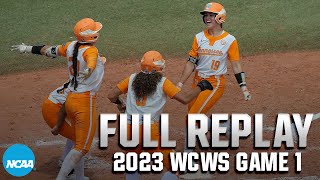 Tennessee vs Alabama 2023 Women’s College World Series  FULL REPLAY [upl. by Gwendolyn]