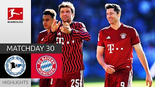 Arminia Bielefeld  FC Bayern München 03  Highlights  Matchday 30 – Bundesliga 202122 [upl. by Skipper]