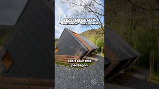 Would you live in this pentagon tinyhouse  🏡 housetour hometour pentagon tinyhome [upl. by Duarte832]