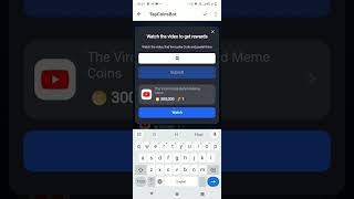 tap coin 11 September lucky code today  tapcoin bot luck code  tapcoin youtube video code [upl. by Lyford]