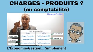 CHARGES et PRODUITS en comptabilité Simplement [upl. by Kirk]