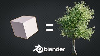 How to Create a Low Poly Tree in 1 Minute [upl. by Nalyk]