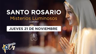 Santo Rosario de hoy Jueves 21 de noviembre de 2024  En Audio  Misterios Luminosos📿santorosario [upl. by Anerok250]