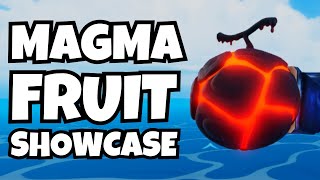 Magma Fruit V1 amp V2 Full Showcase King Legacy [upl. by Acenahs38]