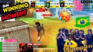 Fluxo Ffws Winning Moment 🔥 Free Fire World Series Champion 🏆 Free Fire Esports [upl. by Kirstin]