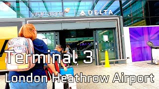 ✈️London Heathrow Airport Terminal 3 Tour  London United Kingdom [upl. by Arndt204]