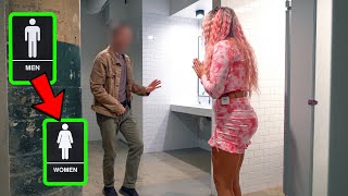 Switching Bathroom Signs Prank Part 8 [upl. by Gaye]