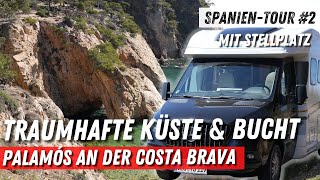 SpanienTour 2023🇪🇸 2 Costa Brava mit dem Wohnmobil🚐Palamos am Mittelmeer☀️Stellplatz in Katalonien [upl. by Etam]