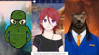 Live2D FACERIG CUSTOM models [upl. by Yesiad]