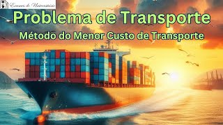 Problema de Transporte  Método do Menor Custo de Transporte [upl. by Mellicent]