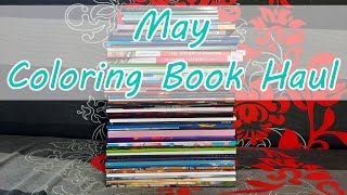 May Coloring Book Haul  2024 [upl. by Gnouh446]