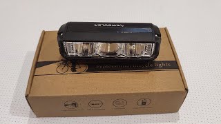 Lampka rowerowa Newboler LIG 008 3000LM Bicycle lamp test [upl. by Hilly]