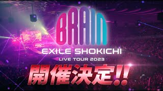 EXILE SHOKICHI LIVE TOUR 2023 quotBRAINquot 開催決定！ [upl. by Jarlath]