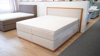 Holz Boxspringbett Max  mit Eichenholz [upl. by Chantal]