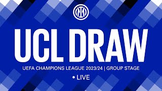 LIVE STREAMING  202324 CHAMPIONS LEAGUE DRAW 🔮⚫️🔵 [upl. by Qerat]