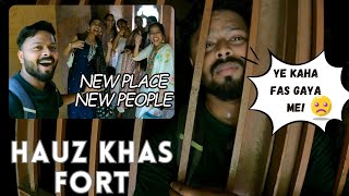 Hauz Khas Village Me Alag Level Ki Vlogging 😵 Deer Park  U Sai KIran Vlogs [upl. by Kirkpatrick]