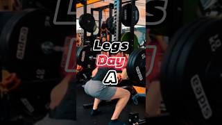 Lasciati Ispirare dalla mia Split Push Pull Legs su 6 sessioni di allenamento Legs Day A 36 [upl. by Enobe]