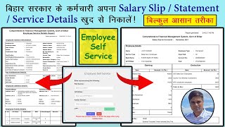 How To Download Salary Slips for Bihar Govt Employees cfms BihargovernmentEmployees [upl. by Lana330]