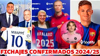 🚨LOS FICHAJES YA CONFIRMADOS PARA LA PROXIMA TEMPORADA 202425 [upl. by Aihtekal]