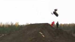 Kyle Armbrust freestyle snowmobile amp dirt bike [upl. by Olivier]