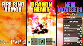 All Dragon Rework New Movesets and DRAGONHEART Blox Fruits [upl. by Lila]