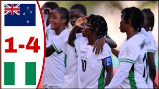 New Zealand vs Nigeria U17 Womens 14 All Goals Results amp Extended Highlights Taiwo Afolabi Goal [upl. by Aivatnwahs]