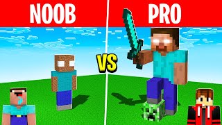 Minecraft NOOB vs PRO  HEROBRINE Build Battle Challenge [upl. by Hitt]