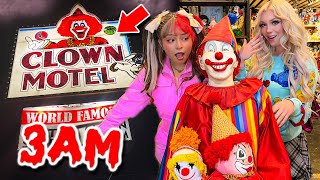 Staying OVERNIGHT At The MOST HAUNTED CLOWN Motel In America [upl. by Winifield]