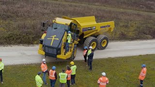 1000th HM300 articulated dump truck in Europe [upl. by Llenaej507]