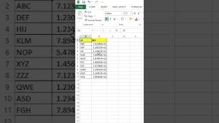 How to convert exponential to number format in Excel excel shorts [upl. by Ainevul]