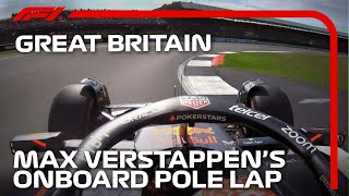 Max Verstappens Pole Lap  2023 British Grand Prix  Pirelli [upl. by Kubiak552]