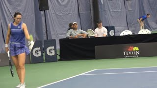 Tevlin Challenger Tennis 2024 Ariana Arseneault vs Louisa Chirico [upl. by Ligriv]