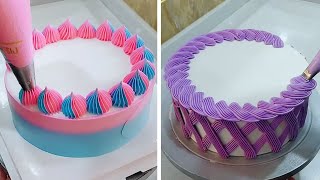 Quick amp Simple Cake Decorating Ideas  Most Satisfying Chocolate  Dessert Chocolate Cake Recipes [upl. by Annabelle]