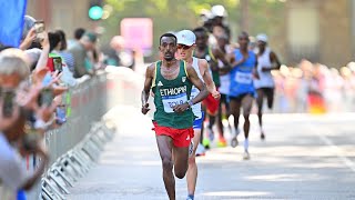 Ethiopians Tamirat Tola wins Mens Marathon Olympics Paris 2024 for Ethiopia Gold  Tamirat Tola [upl. by Colbye]