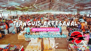 Tianguis Artesanal de Uruapan Michoacán 2024  Larusso Vlogs [upl. by Portie]