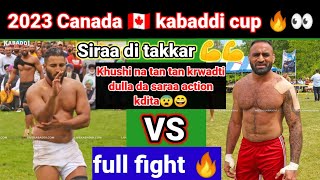 Dulla bagga pind vs Khushi duggan  Canada kabaddi cup 2023 kabaddi150com  25 June kabaddi cup [upl. by Onailil]