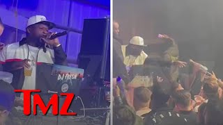 50 Cent Hosts Wild Super Bowl Party in St Petersburg  TMZ [upl. by Ravert]