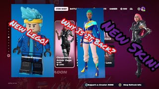 New Lady Gaga Skin New Ninja Lego Why Is the FNCS Skins Back Fortnite Item Shop Feb 22 2024 [upl. by Suoicul]