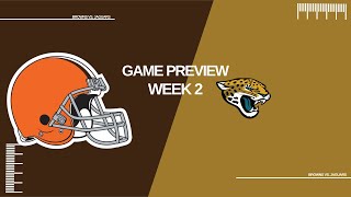 Cleveland Browns vs Jacksonville Jaguars  2024 Week 2 Prediction [upl. by Ollehto]